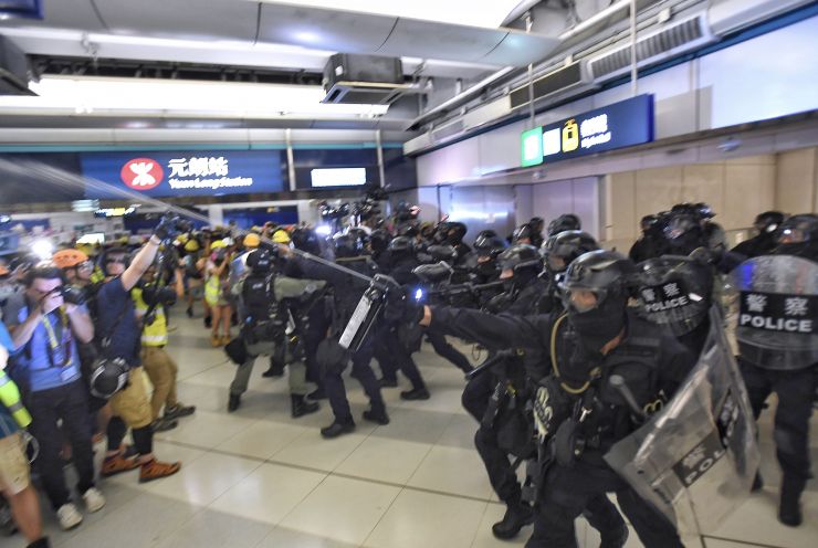 Manifestations à Hong Kong